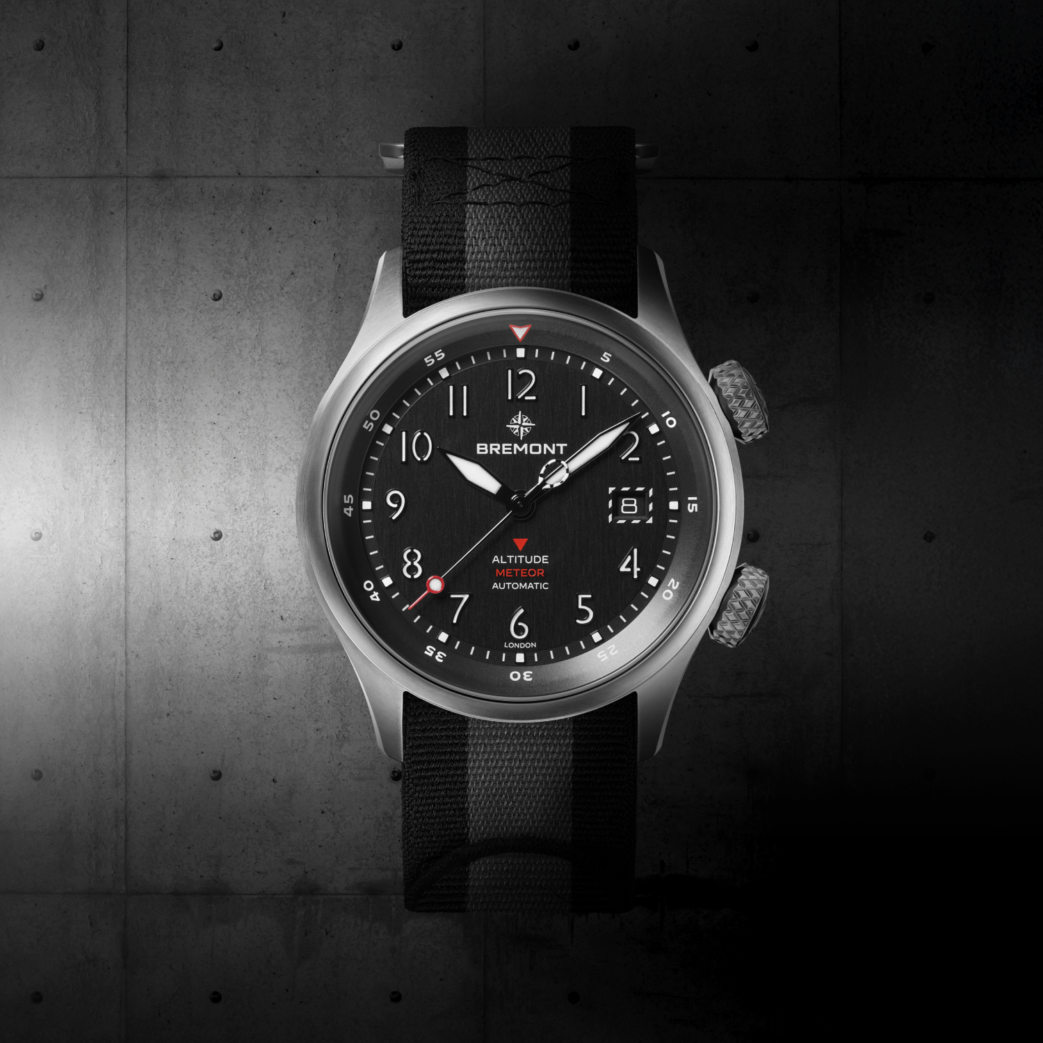 Bremont Watch Company Watches | Mens | Altitude Altitude MB Meteor Orange - Black Titanium on Fabric