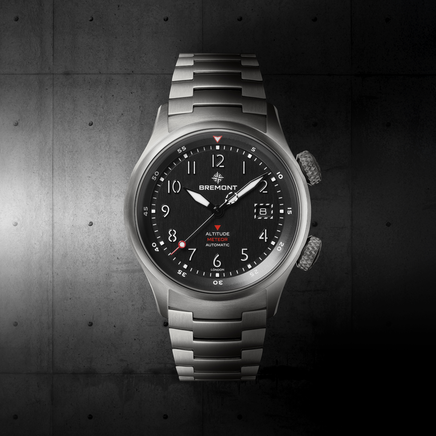 Bremont Watch Company Watches | Mens | Altitude Altitude MB Meteor Orag- Black Titanium on Titanium