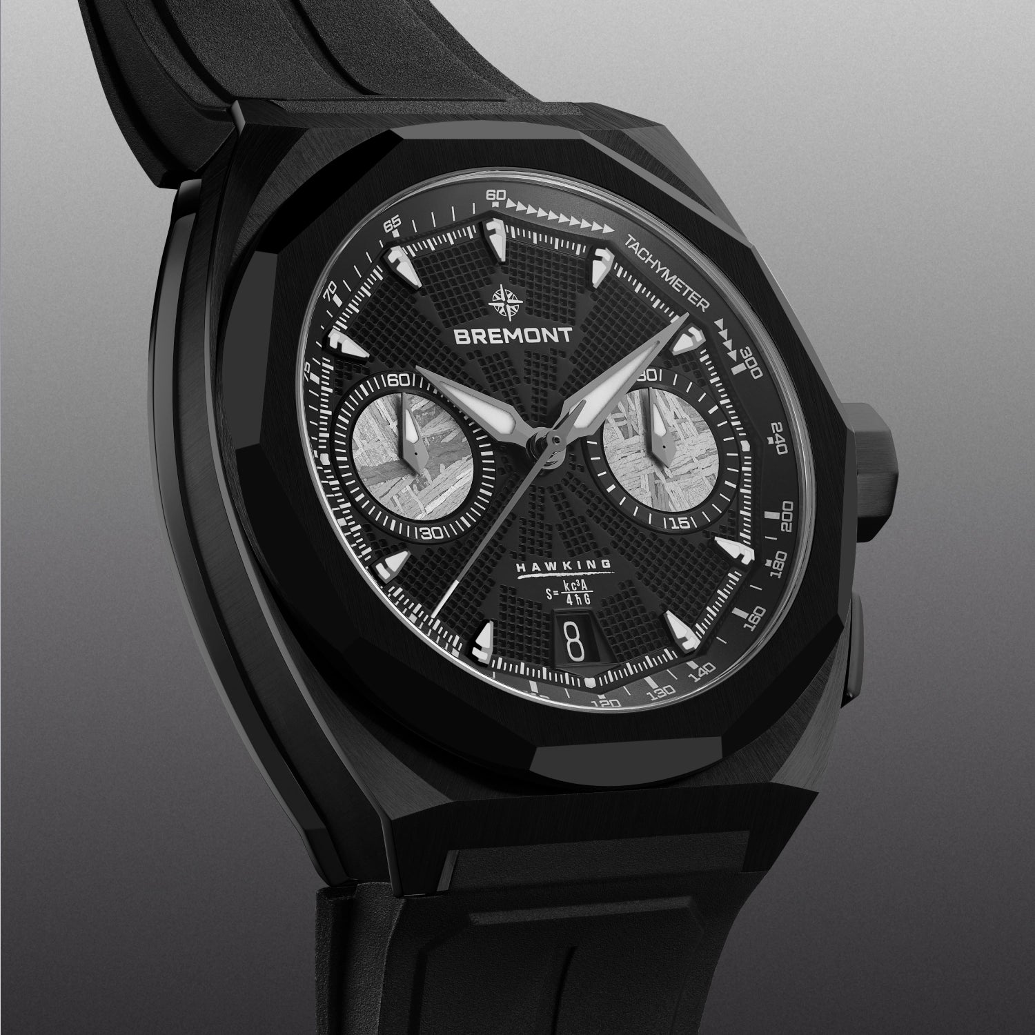 Bremont Watch Company Watches | Mens | Supernova Supernova 41mm Chronograph Hawking Edition Rubber Strap