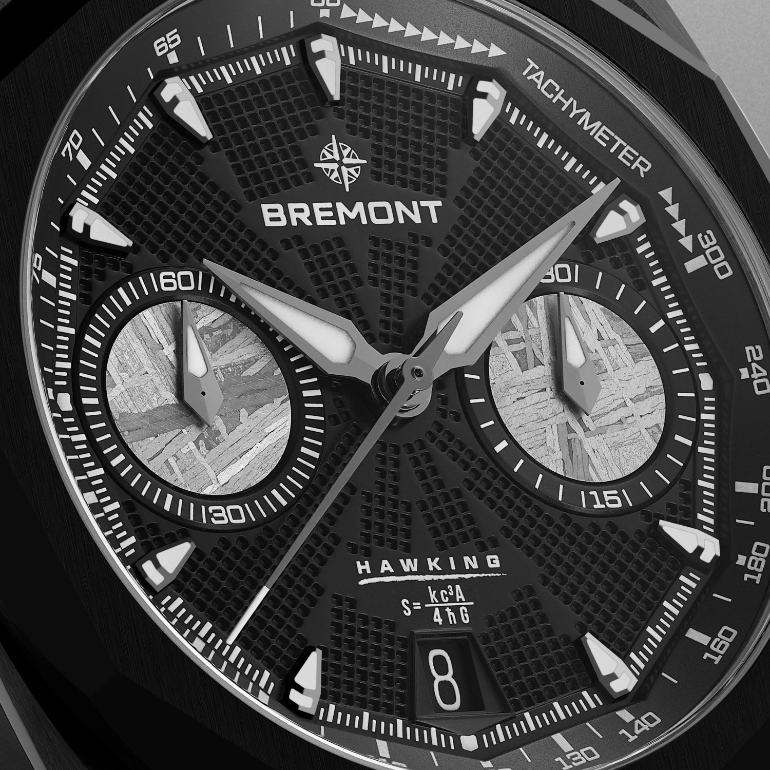Bremont Watch Company Watches | Mens | Supernova Supernova 41mm Chronograph Hawking Edition Rubber Strap