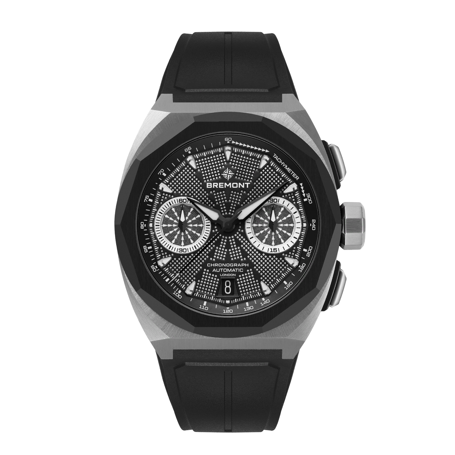 Bremont Watch Company Watches | Mens | Supernova Supernova 41mm Chronograph Rubber Strap