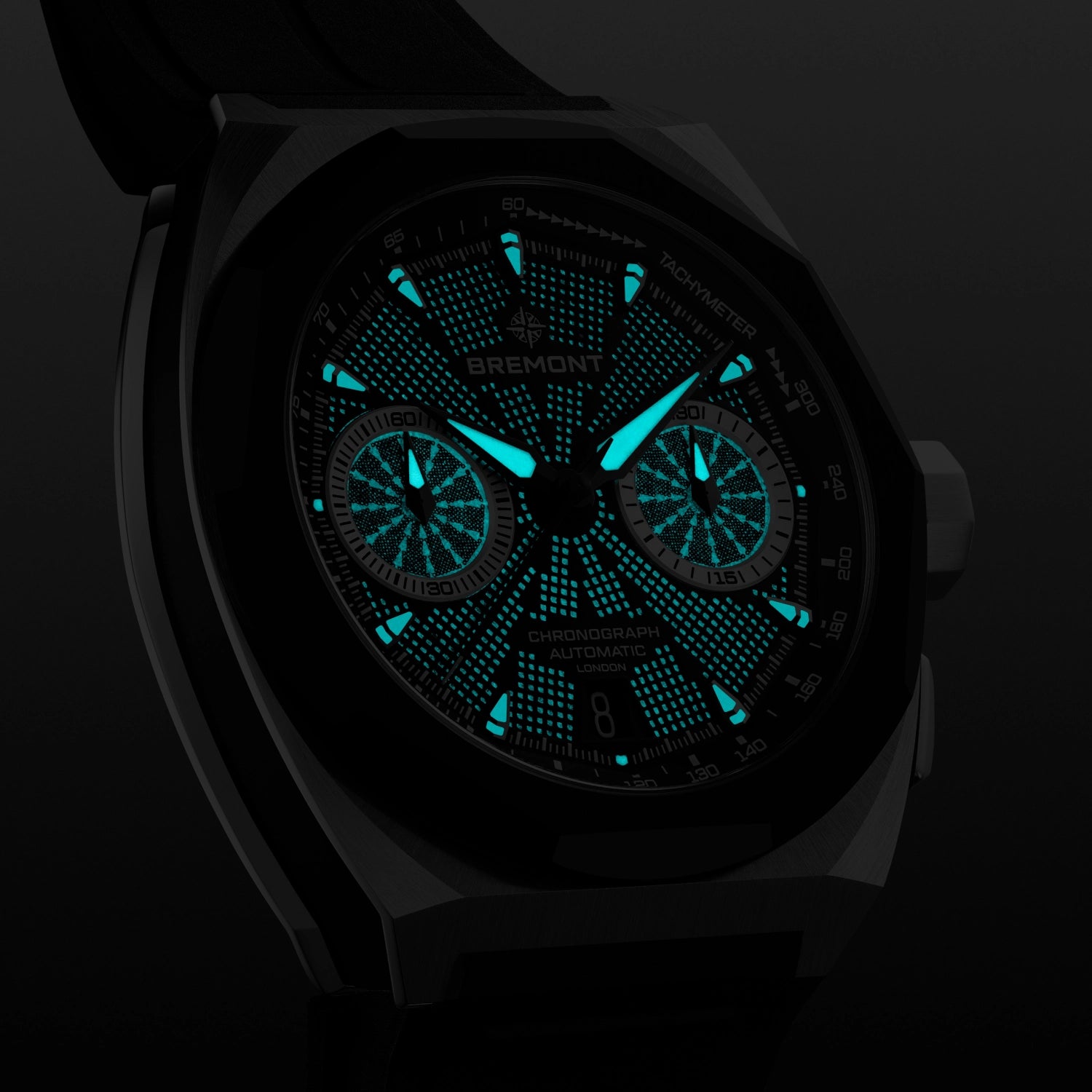 Bremont Watch Company Watches | Mens | Supernova Supernova 41mm Chronograph Rubber Strap