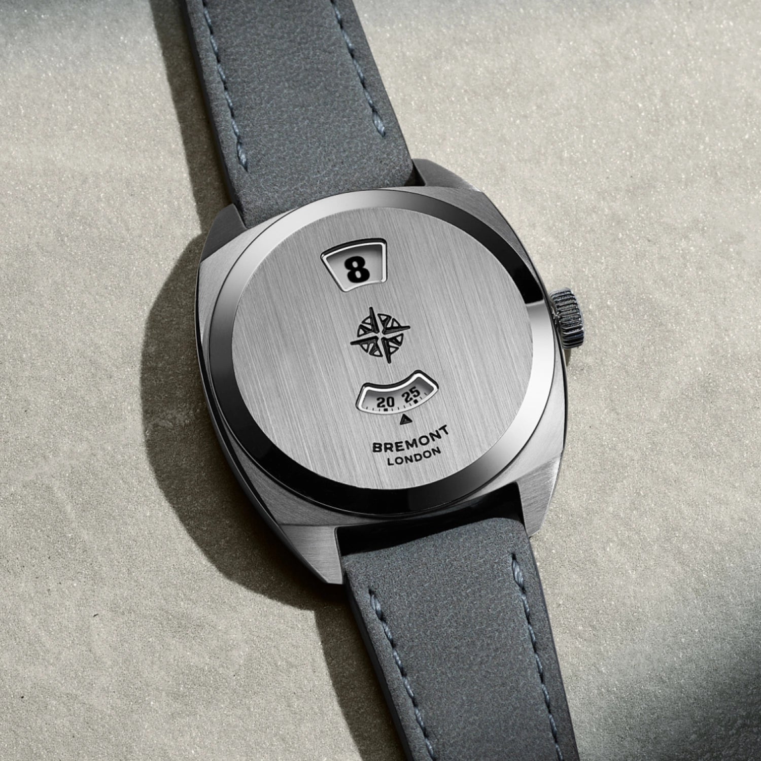 Terra Nova 35mm Jumping Hour Leather Strap
