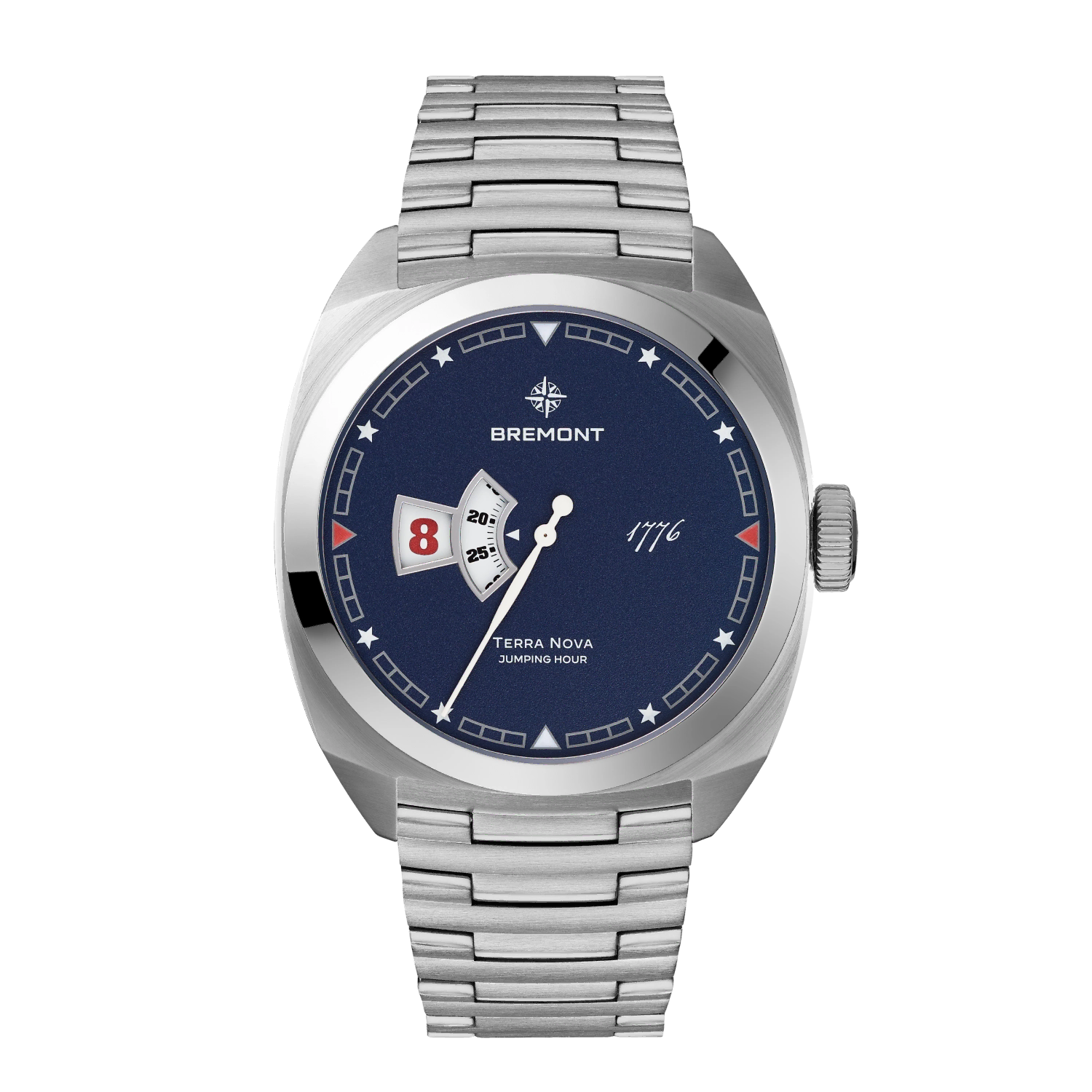 Bremont Watch Company Watches | Mens | Terra Nova Terra Nova 40.5mm Jumping Hour 1776 Bracelet