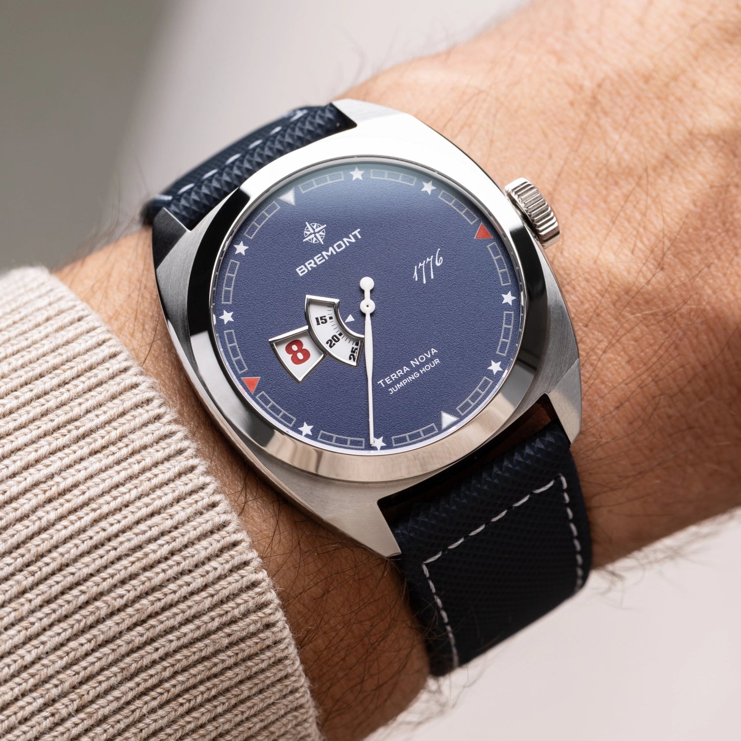 Bremont Watch Company Watches | Mens | Terra Nova Terra Nova 40.5mm Jumping Hour 1776 Bracelet