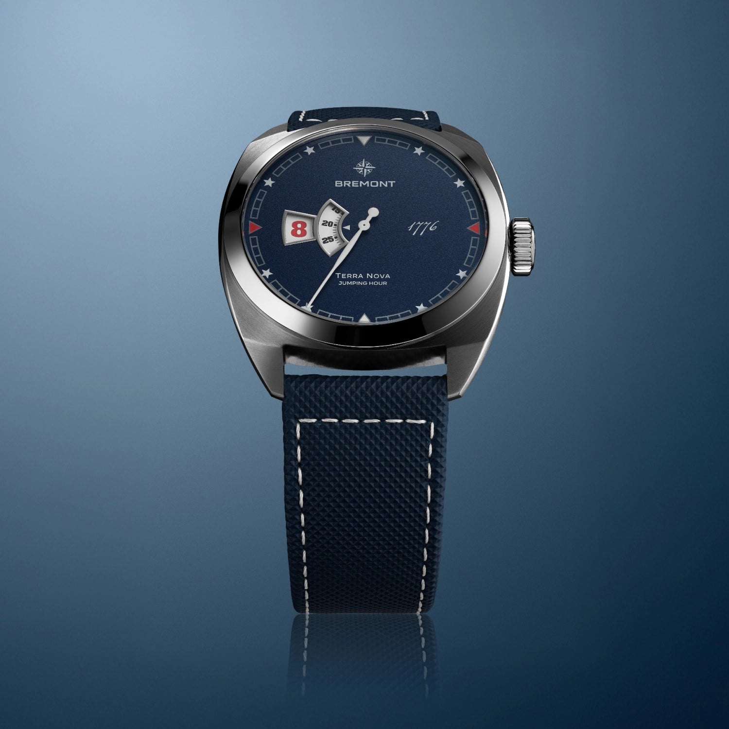 Bremont Watch Company Watches | Mens | Terra Nova Terra Nova 40.5mm Jumping Hour 1776 Bracelet
