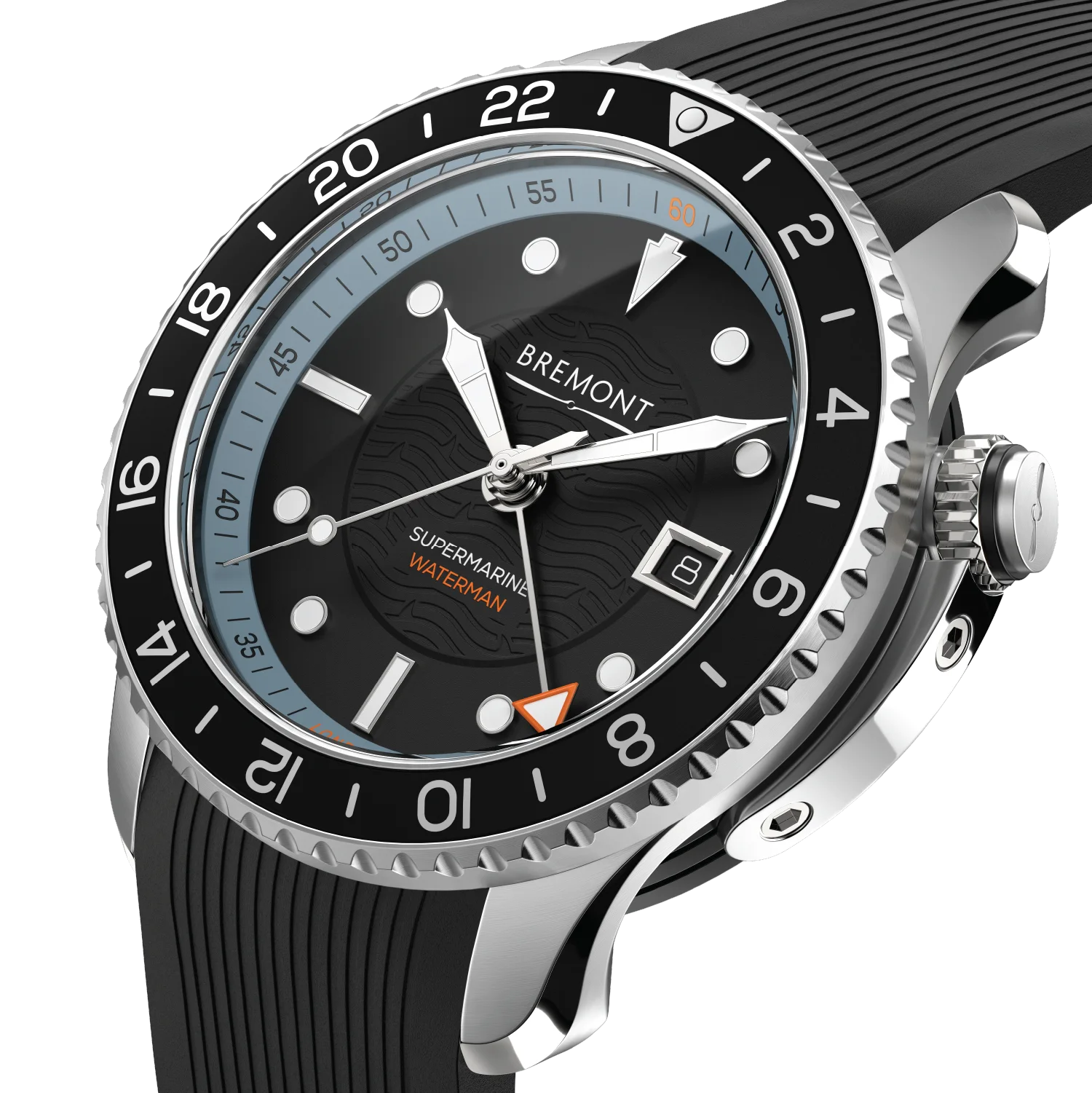 Bremont Watch Company Watches | Mens | Supermarine Waterman Apex II [Black Rubber]