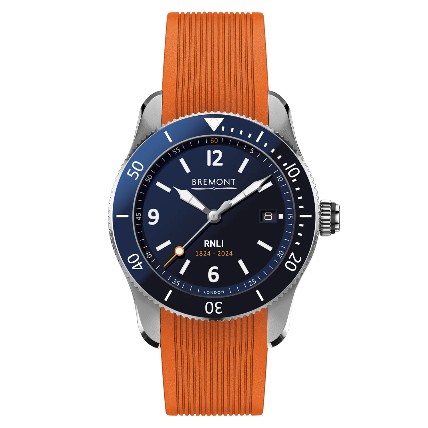 Bremont Watch Company Regular length (15cm - 19cm wrist size) / Orange S300 RNLI