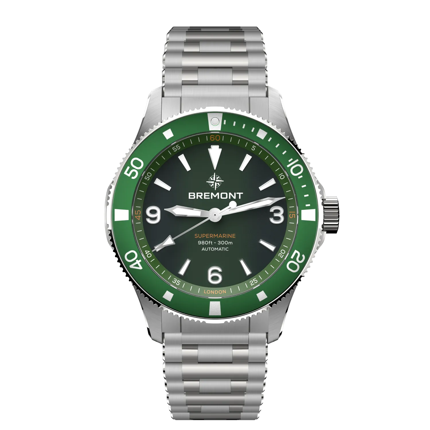 Bremont Watch Company Watches | Mens | Supermarine Supermarine 300M [Green Dial, Bracelet]