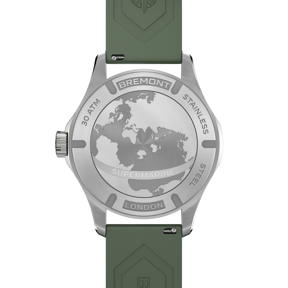 Bremont Watch Company Watches | Mens | Supermarine Supermarine 300M [Green Dial, Rubber]