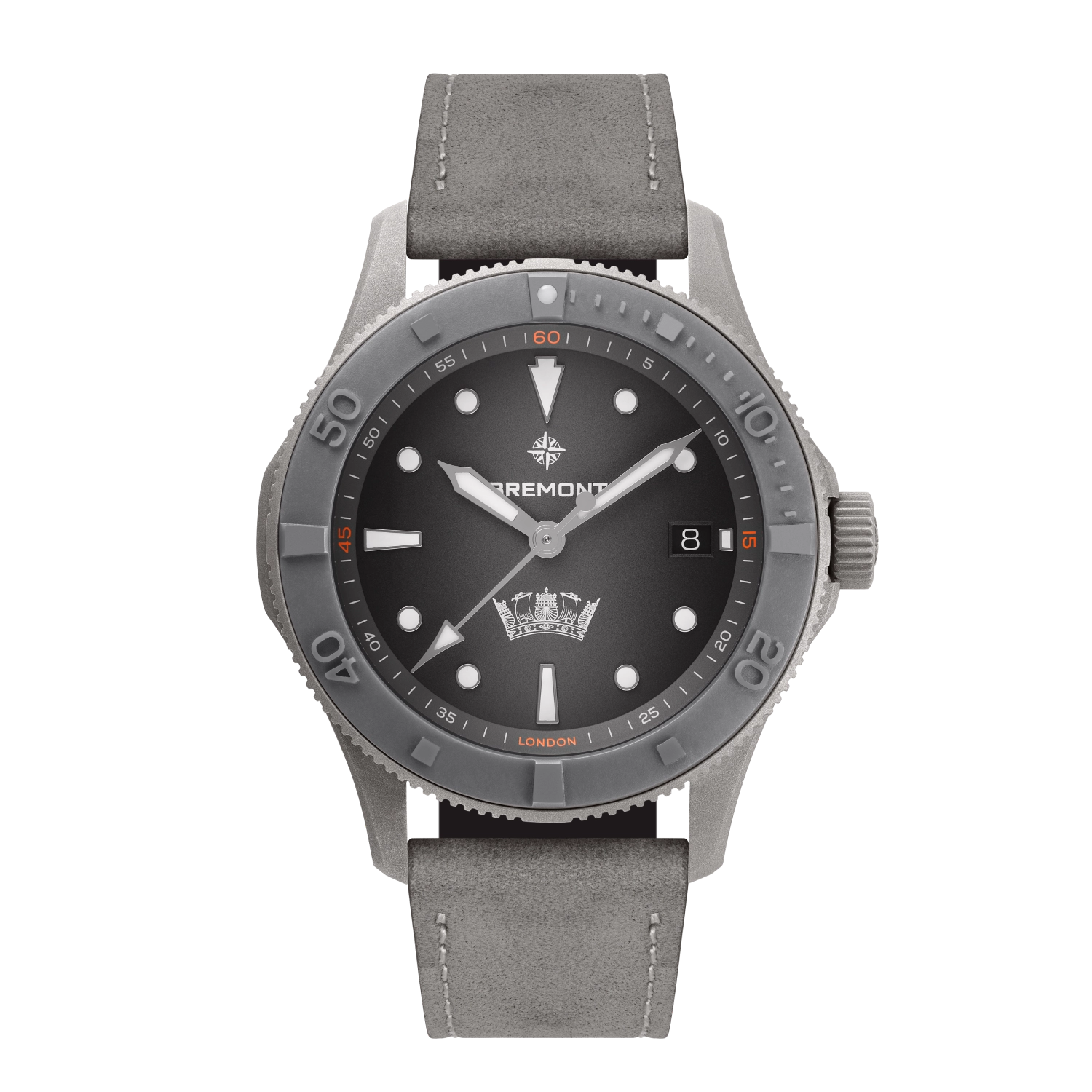 Bremont Watch Company Watches | Mens | HMAF HMAF Supermarine 40mm Date Leather Strap