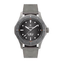 HMAF Supermarine 40mm Date Leather Strap