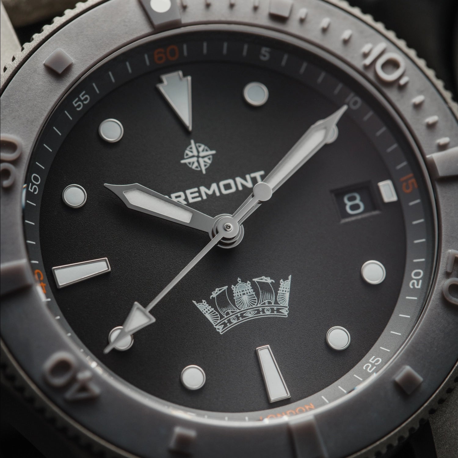 Bremont Watch Company Watches | Mens | HMAF HMAF Supermarine 40mm Date Leather Strap