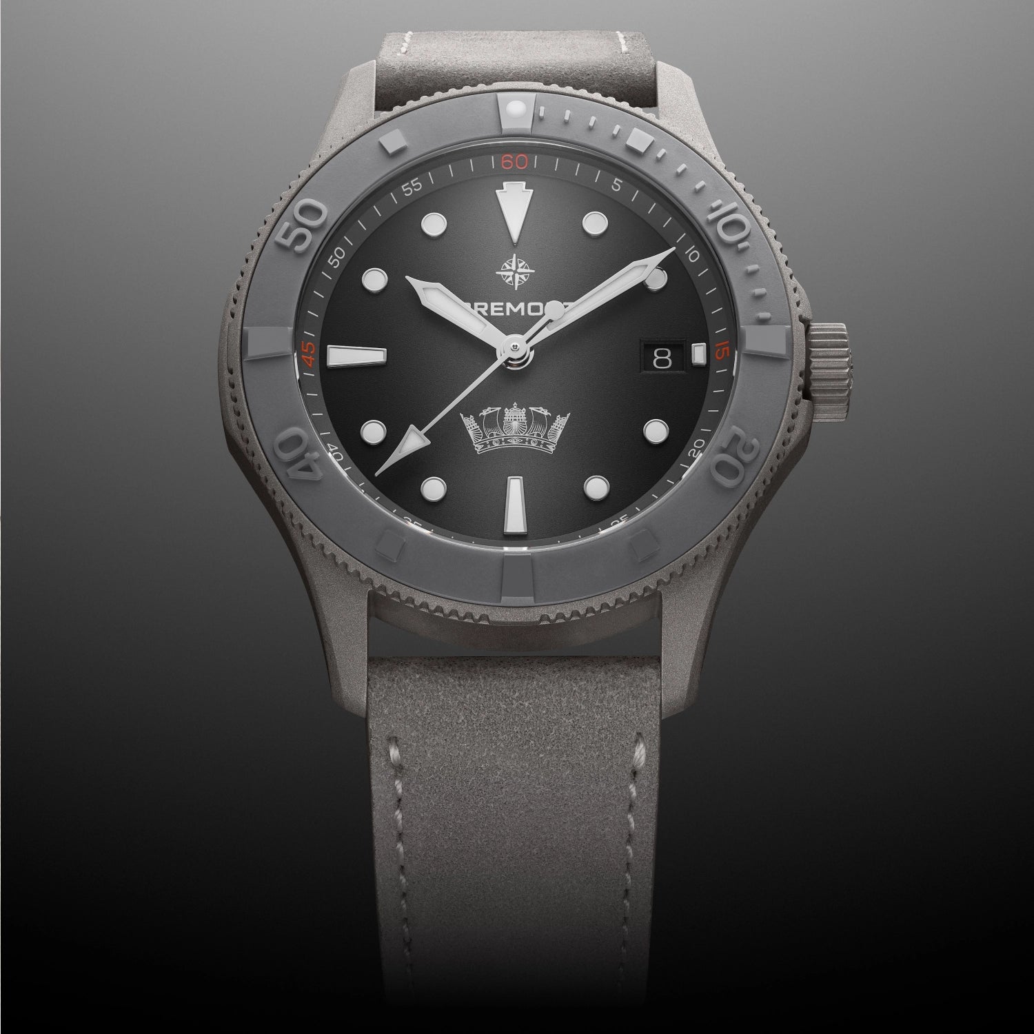 Bremont Watch Company Watches | Mens | HMAF HMAF Supermarine 40mm Date Leather Strap