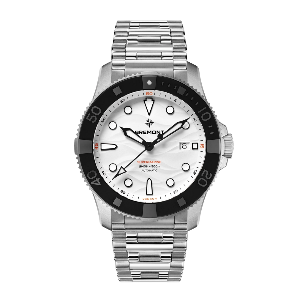 Bremont Watch Company Watches | Mens | Supermarine Supermarine 500m - White Dial, 904L on 904L