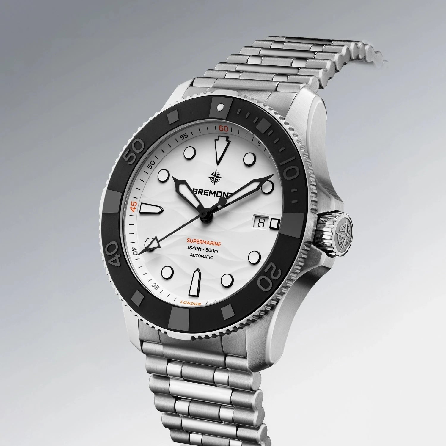 Bremont Watch Company Watches | Mens | Supermarine Supermarine 500m - White Dial, 904L on 904L