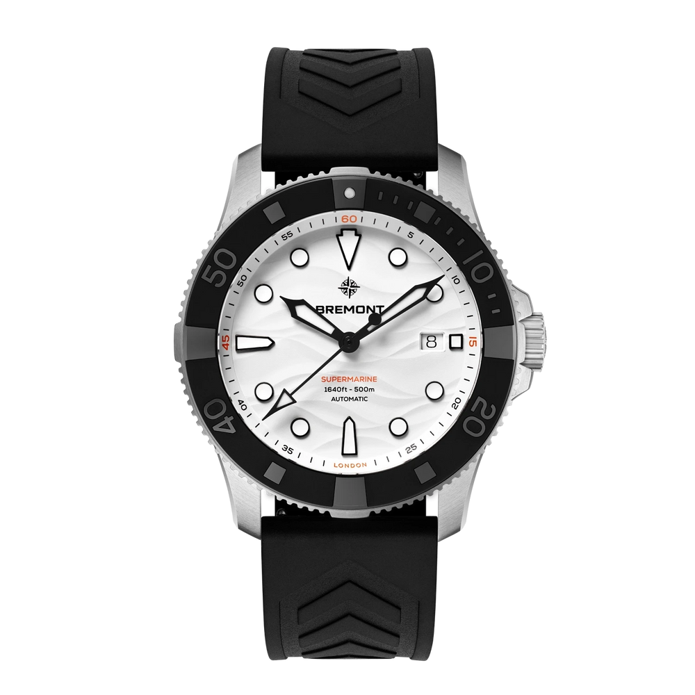 Bremont Watch Company Watches | Mens | Supermarine Supermarine 500m  - White Dial, NATO Strap