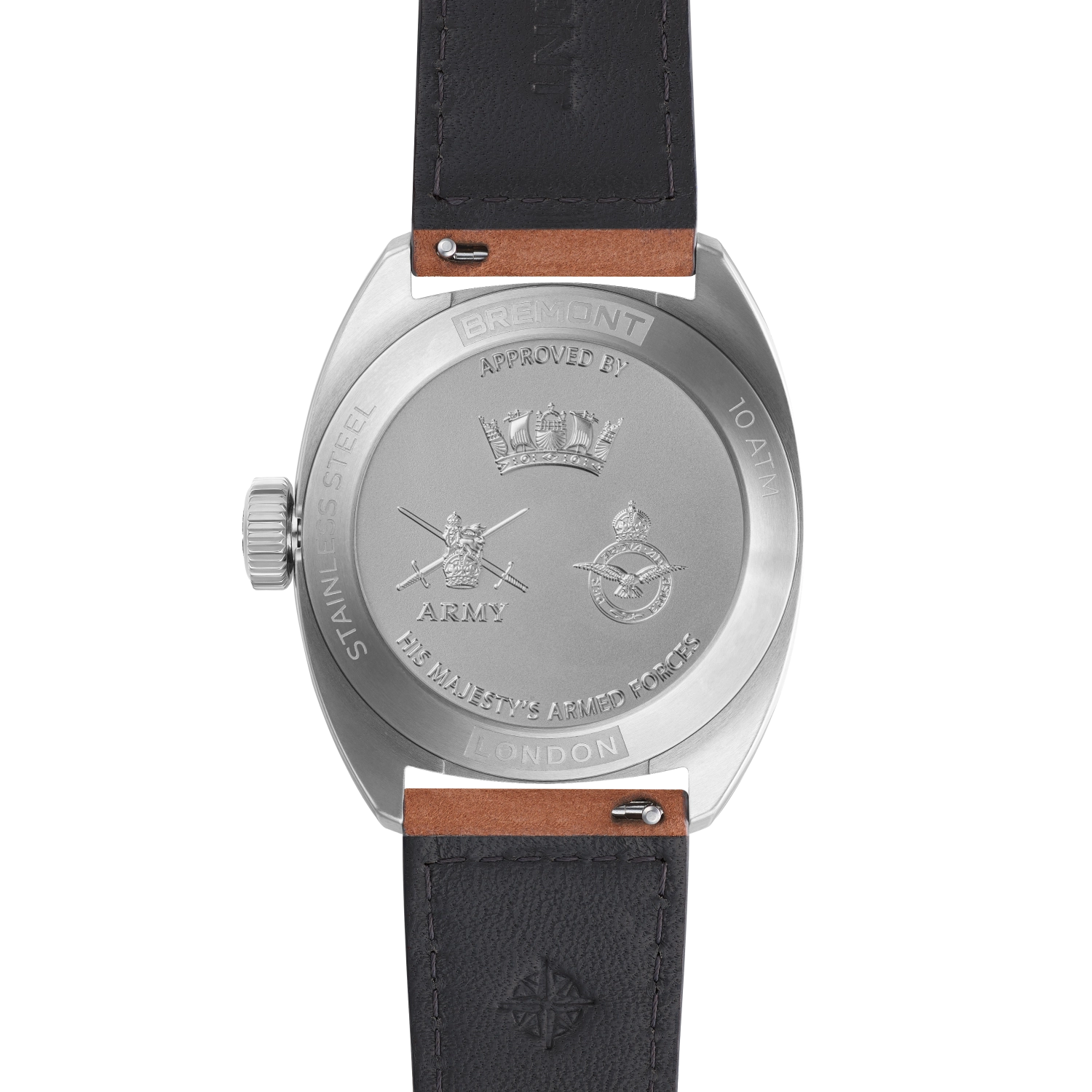 Bremont Watch Company Watches | Mens | HMAF HMAF Terra Nova 40.5mm Date Leather Strap