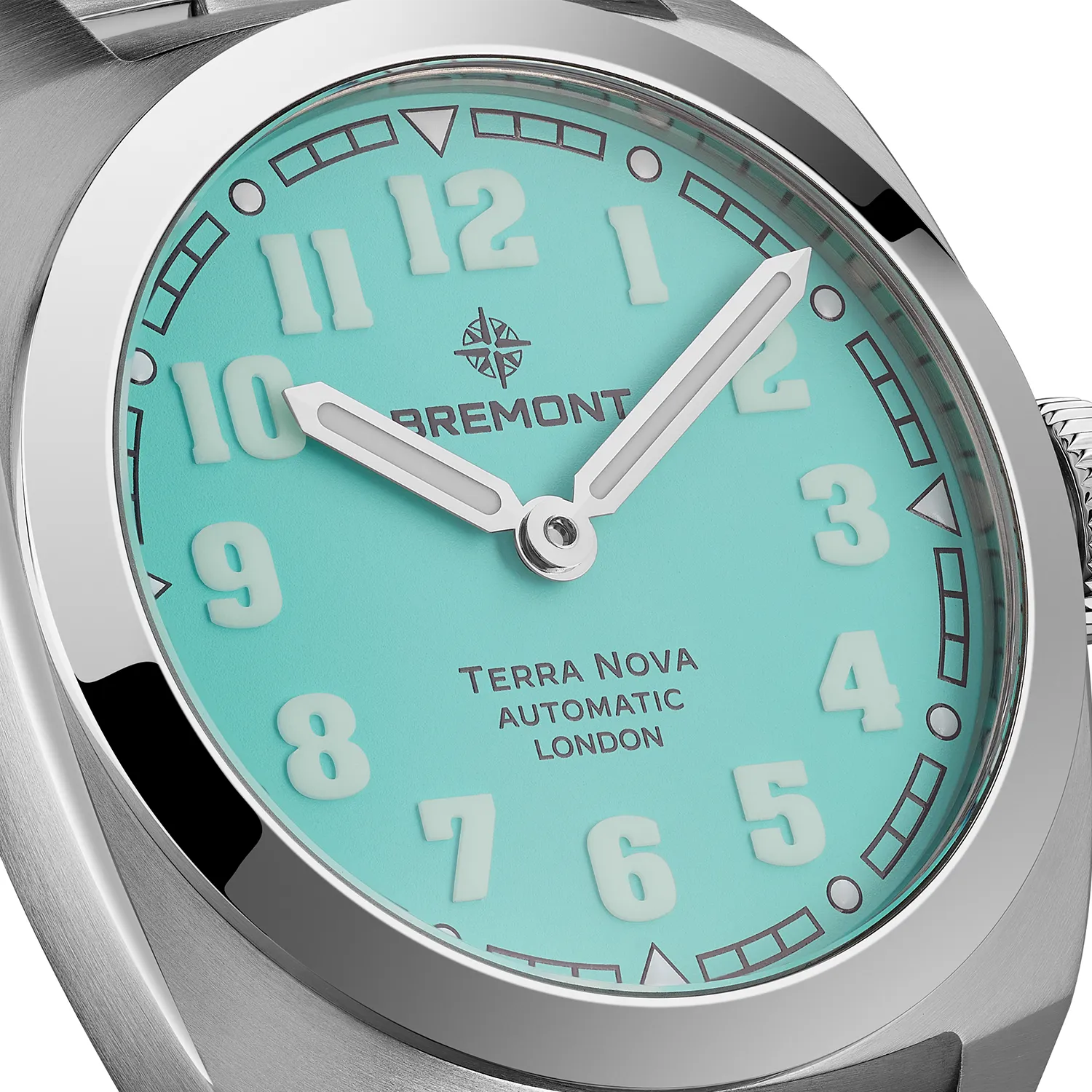 Bremont Watch Company Watches | Mens | Terra Nova Terra Nova 38 'Turquoise'