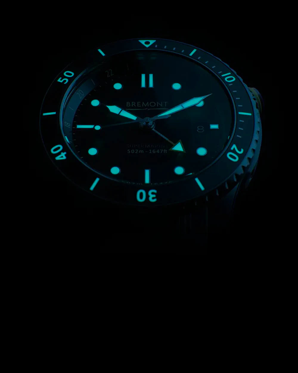 Highly visible watches for divers and sailors.