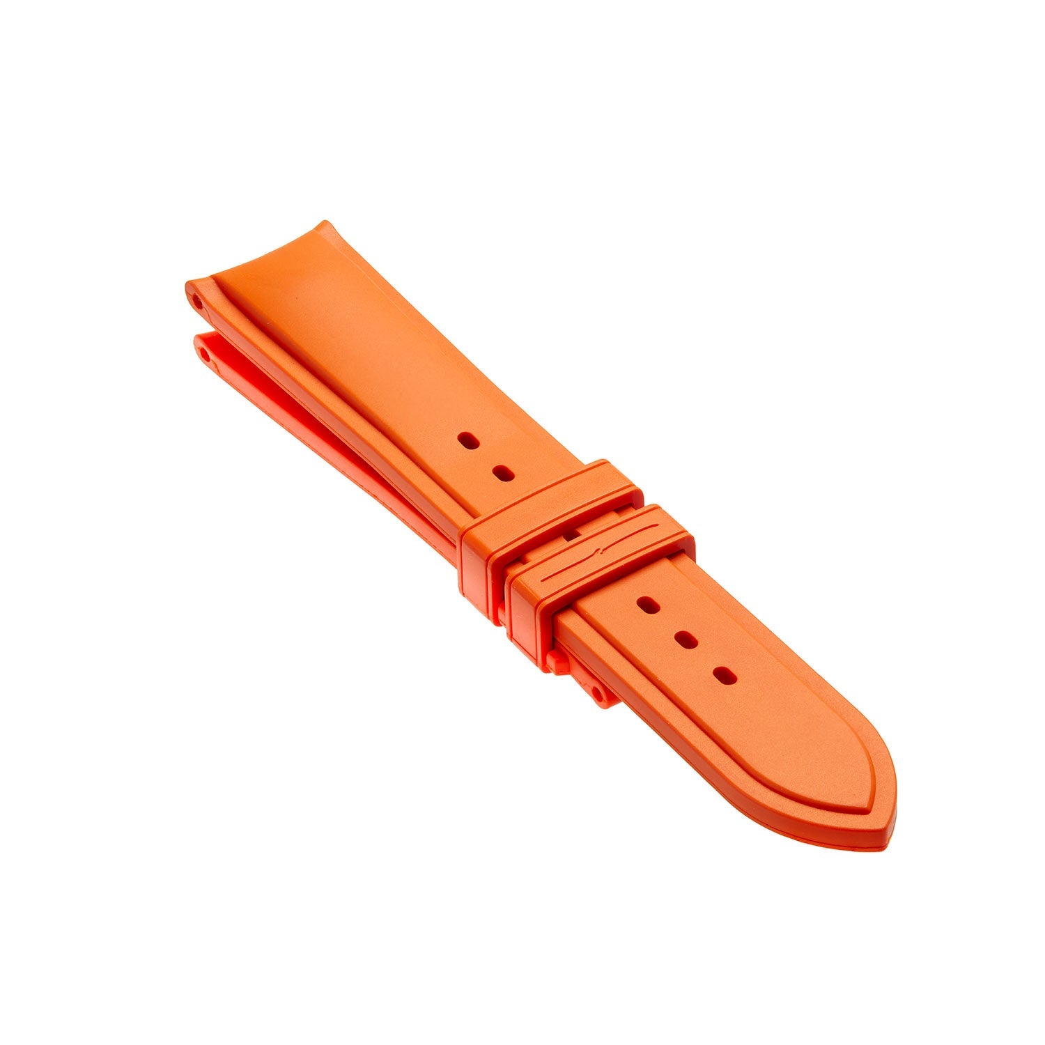 Bremont Watch Company Rubber Strap - Temple Island - Orange