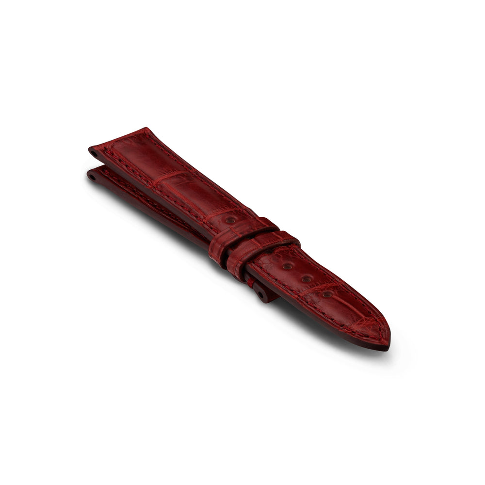Bremont Chronometers Straps | Ladies | 16mm | Crocodile Crocodile Ladies Strap - Dark Red