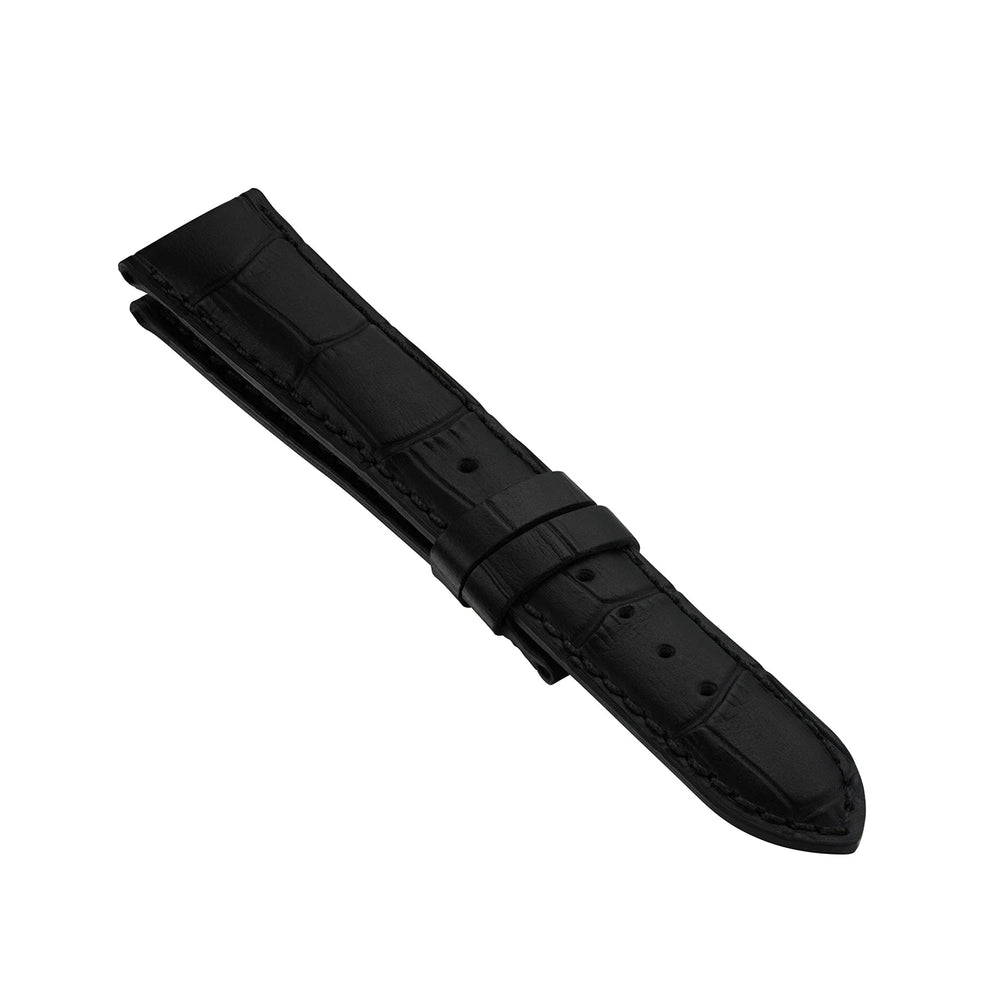 Bremont Watch Company Leather Strap with Alligator Embossing - Black