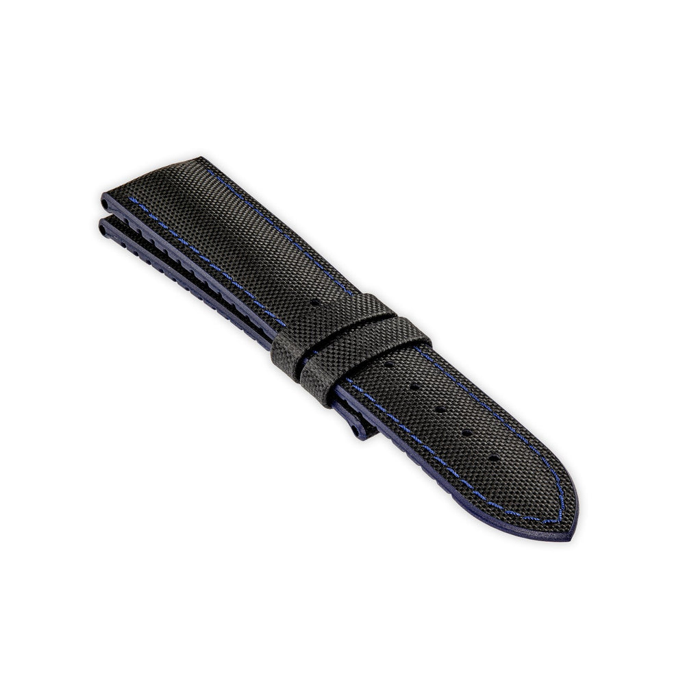 Bremont Watch Company Straps | Mens | Chalgrove | Rubber | Leather Blue Chalgrove Strap