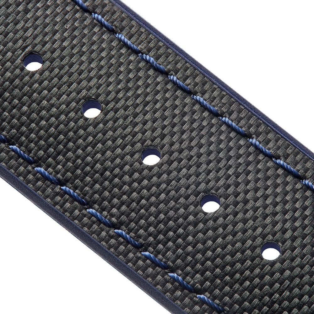 Bremont Watch Company Straps | Mens | Chalgrove | Rubber | Leather Blue Chalgrove Strap