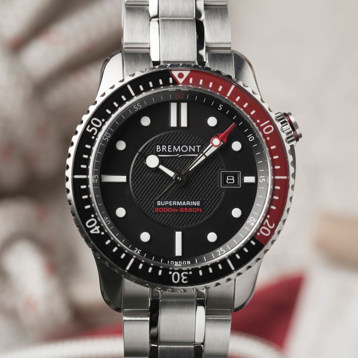 S2000 Red Bezel Bracelet Bremont Watch Company