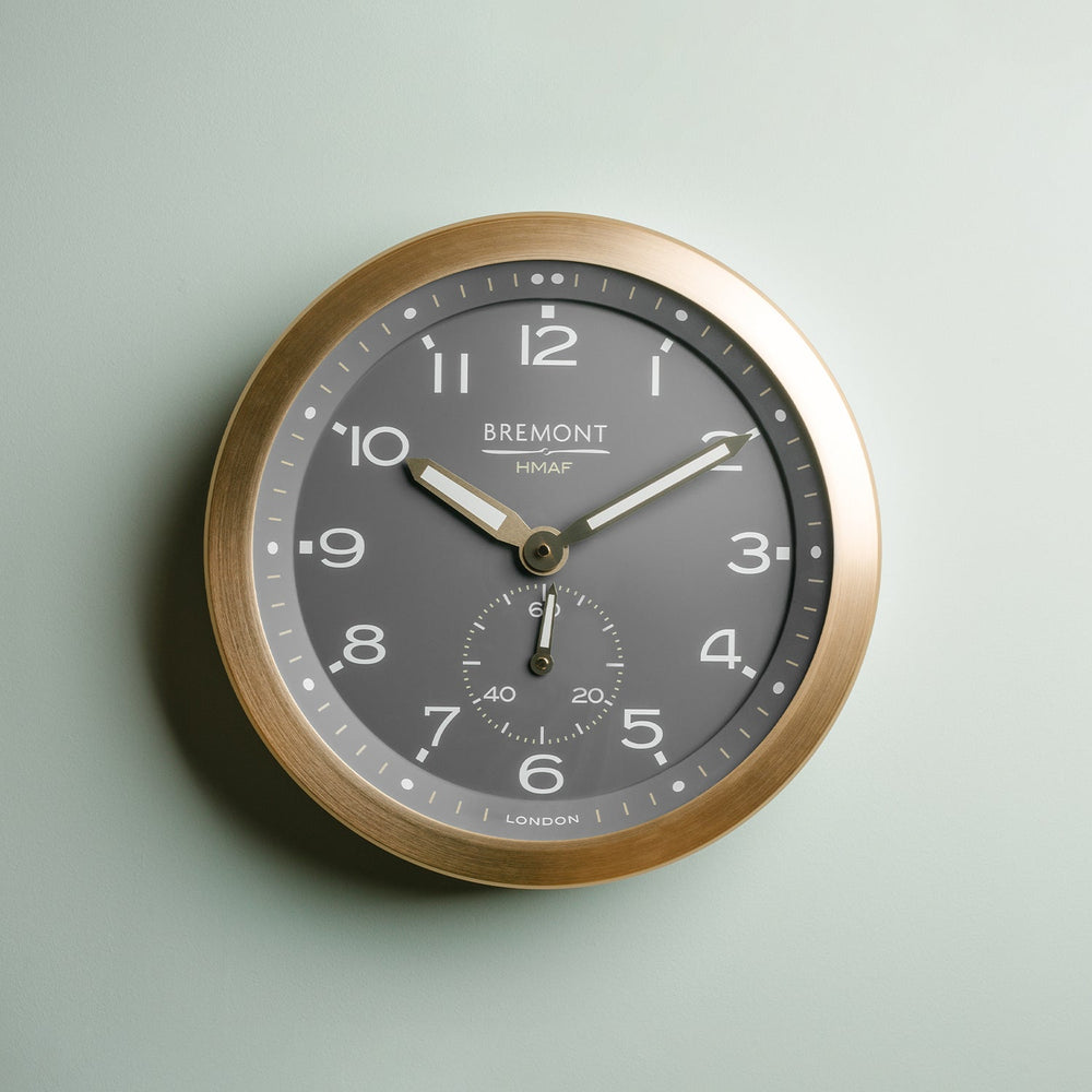 Bremont Watch Company Accessories | Clock Fawley Broadsword Bronze Wall Clock