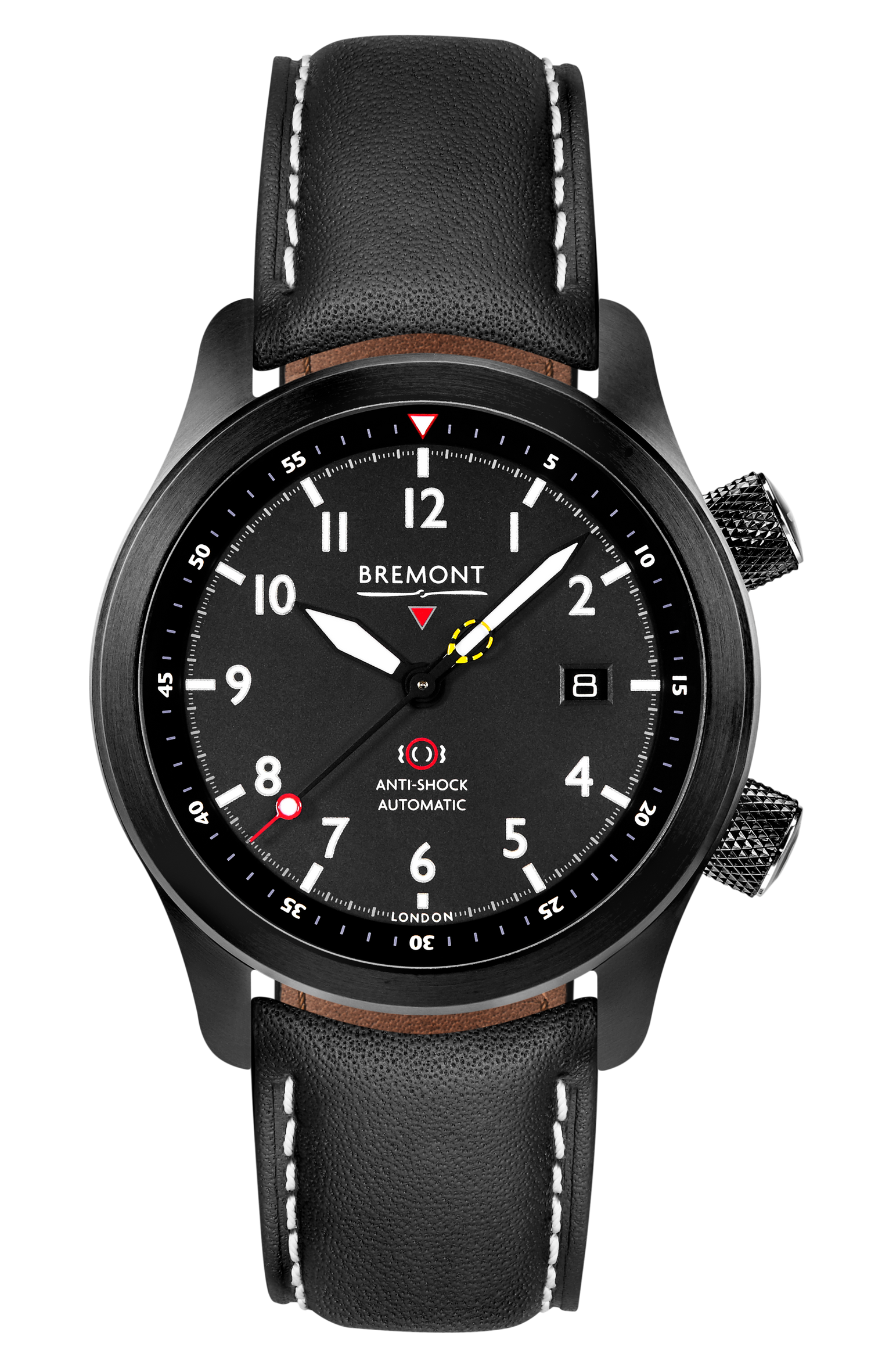 Bremont Watch Company Configurator MBII Custom DLC, Black Dial with Dark Blue Barrel & Open Case Back