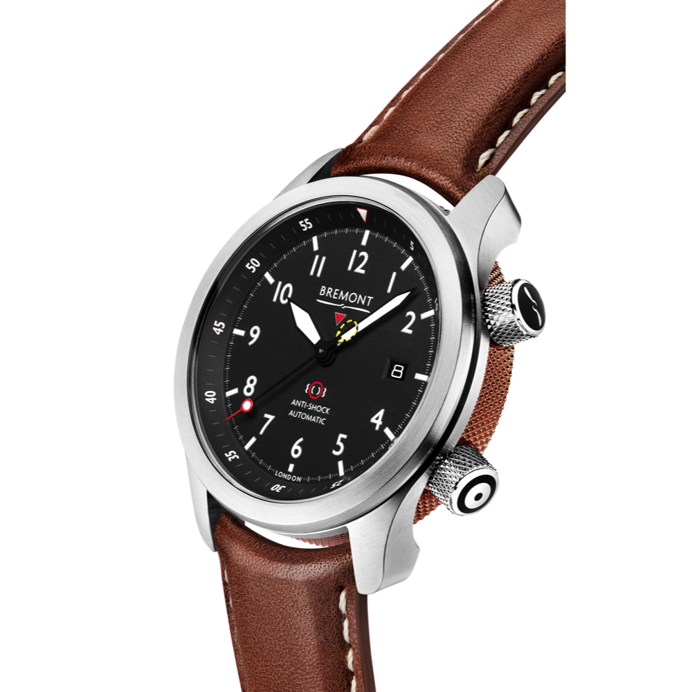 Bremont Watch Company Configurator MBII Custom Stainless Steel, Black Dial with Bronze Barrel & Open Case Back