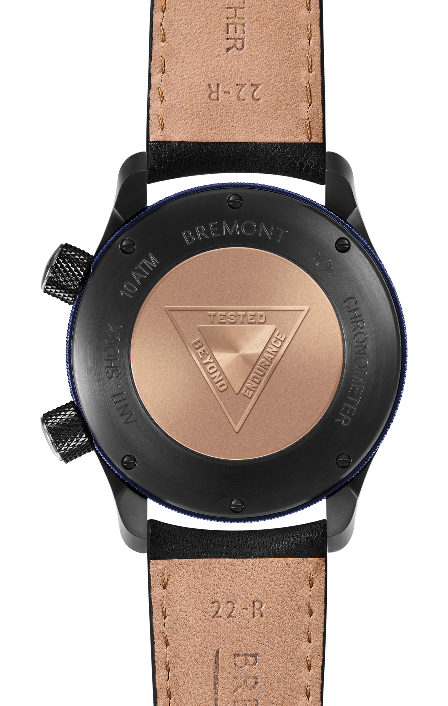 Bremont Watch Company Configurator MBII Custom DLC, White Dial with Dark Blue Barrel & Closed Case Back