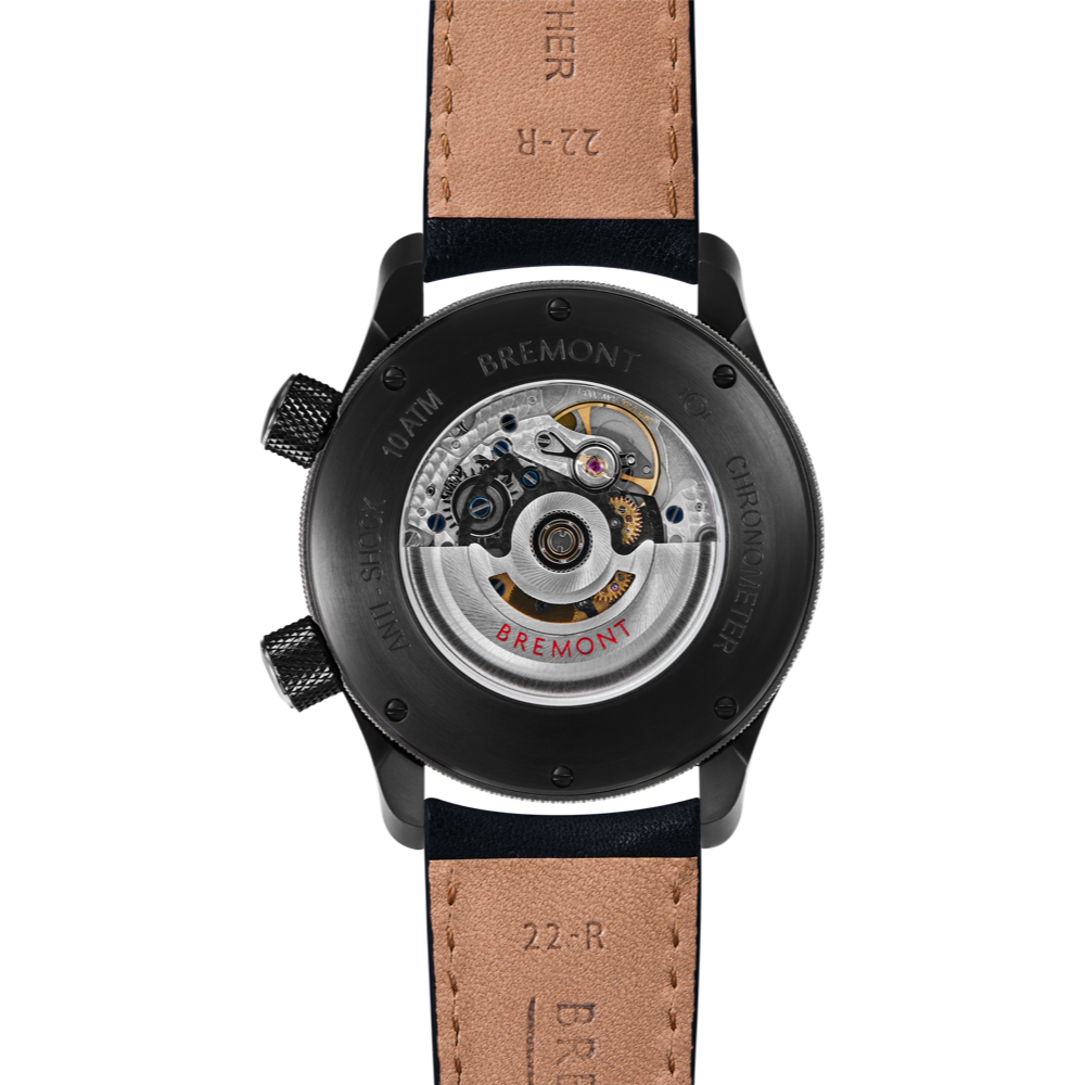 Bremont Watch Company Configurator MBII Custom DLC, White Dial with Titanium Barrel & Open Case Back