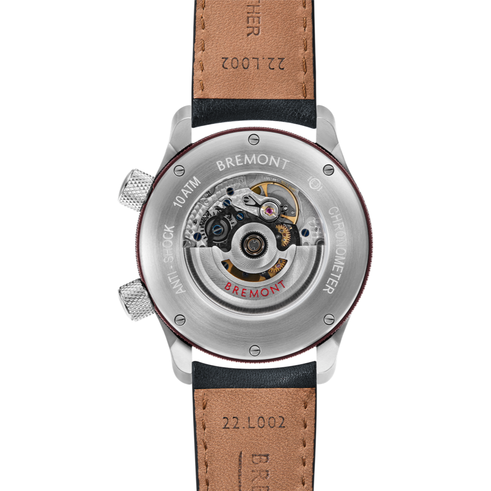 Bremont Watch Company Configurator MBII Custom Stainless Steel, White Dial with Anthracite Barrel & Open Case Back