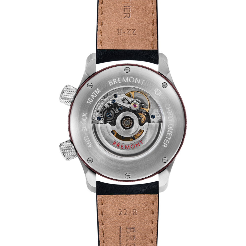 Bremont Watch Company Configurator MBII Custom Stainless Steel, Black Dial with Anthracite Barrel & Open Case Back