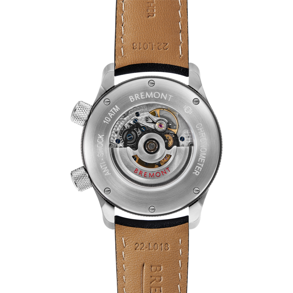 Bremont Watch Company Configurator MBII Custom Stainless Steel, White Dial with Titanium Barrel & Open Case Back
