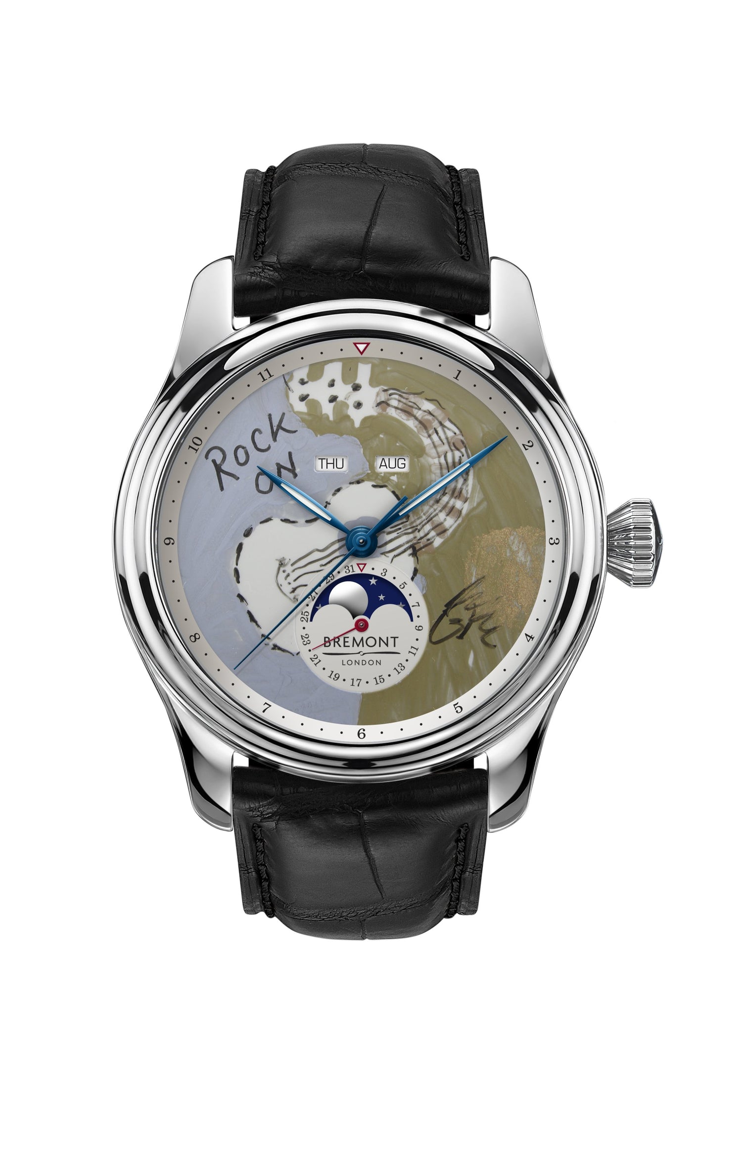 Bremont Watch Company Ronnie Wood 1947 Collection Rock On' Face