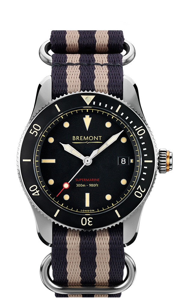 Supermarine S301 Black Bremont Watch Company
