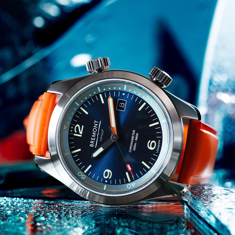 Bremont Watch Company Watches | Mens | HMAF Argonaut Azure