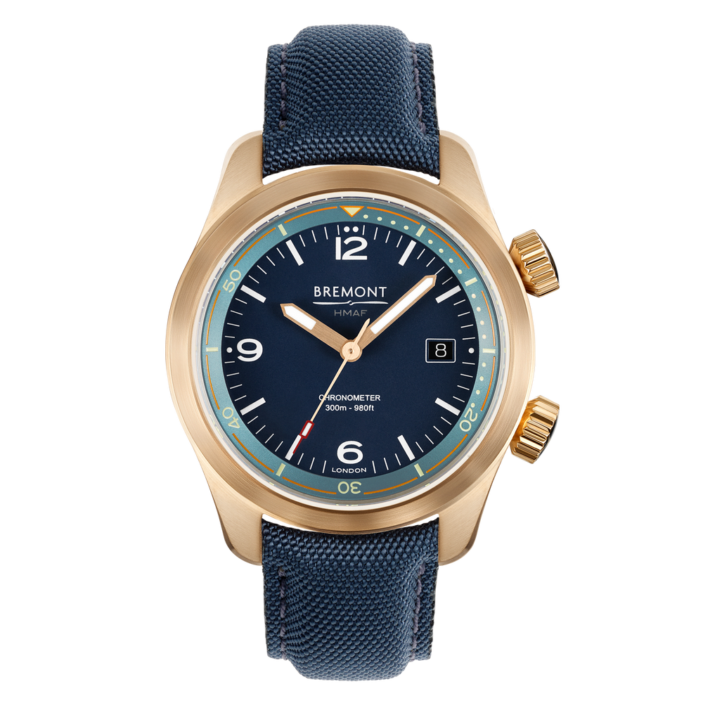 Bremont Watch Company Bronze Argonaut Blue